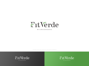 Fit Verde (brand name) / Microgreens (product name) | Logo-Design von aftrmidnite
