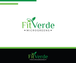 Fit Verde (brand name) / Microgreens (product name) | Logo-Design von ecorokerz