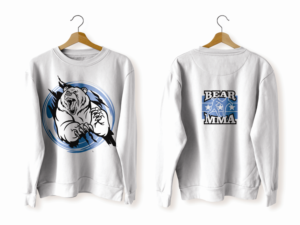 MMA long sleeve tshirt design for Bear MMA gym | T-shirt Design by ATUL SOOD