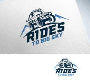 Rides To Big Sky | Logo Design by Taya Bright