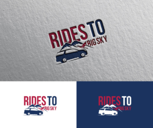 Rides To Big Sky | Logo Design by Iris 3