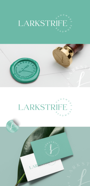 Larkstrife Handmade Beadwork | Logo Design by designbysy