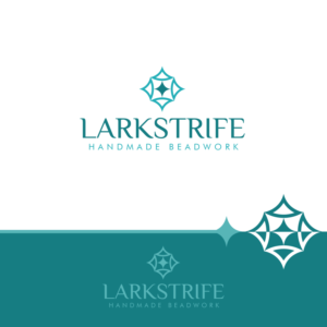 Larkstrife Handmade Beadwork | Logo Design by ecorokerz