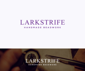 Larkstrife Handmade Beadwork | Logo Design by step forward 2