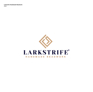 Larkstrife Handmade Beadwork | Logo Design by JBalloon Design