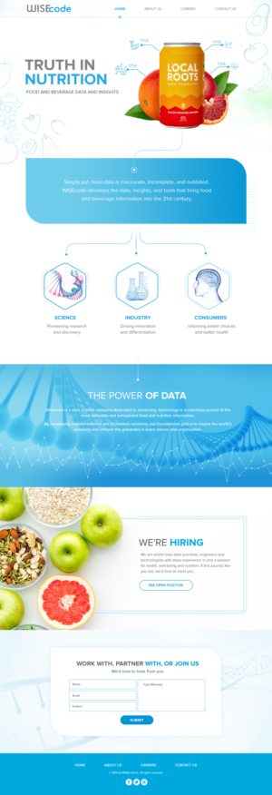 Web Design by Blue Sparrow for this project | Design: #27224277