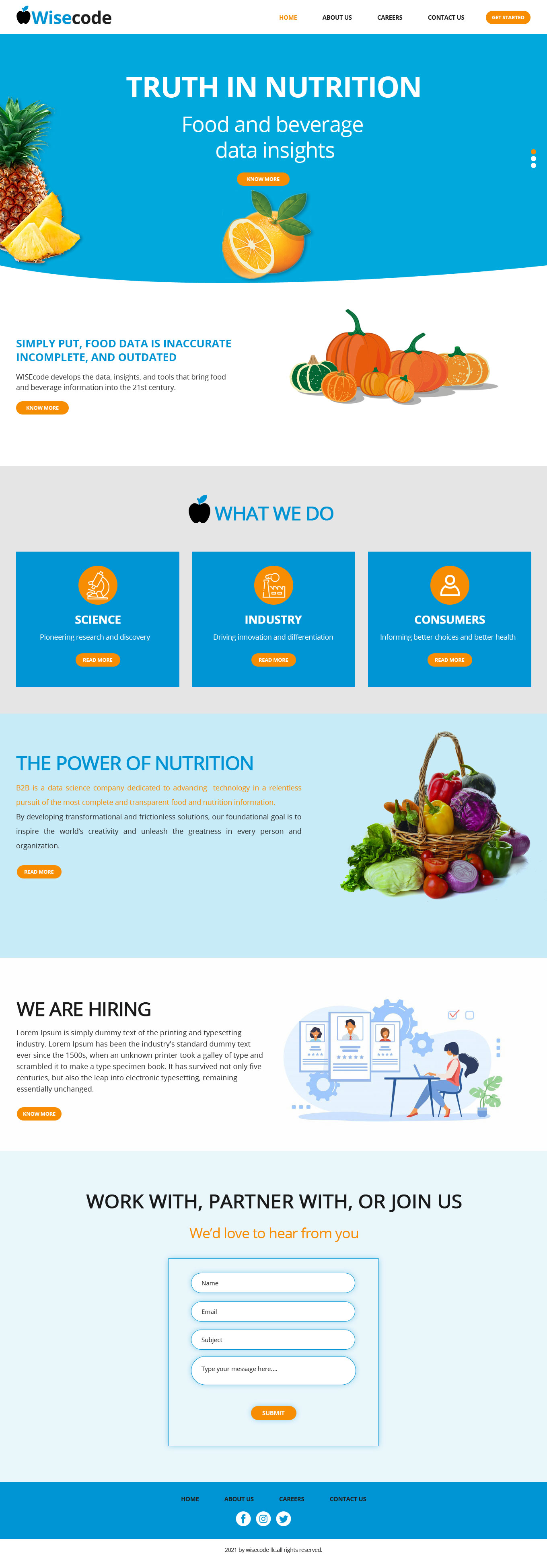 Web Design by Hukam Solanki for this project | Design #27240395