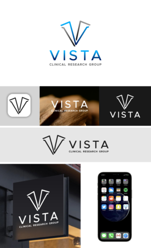 Vista Clinical Research Group | Logo Design by ZeneFashions