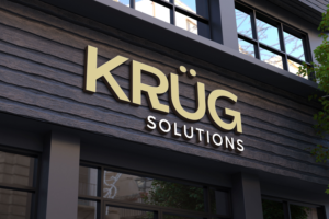 KRUG Solutions (the U in KRUG has umlauts over it)  | Diseño de Logo por rimu