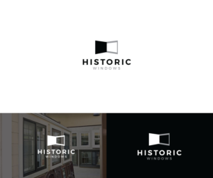 Historic Windows or HWC or Historic window Manufacturing or HWMC or some other arrangement  | Logo Design by Iris 3