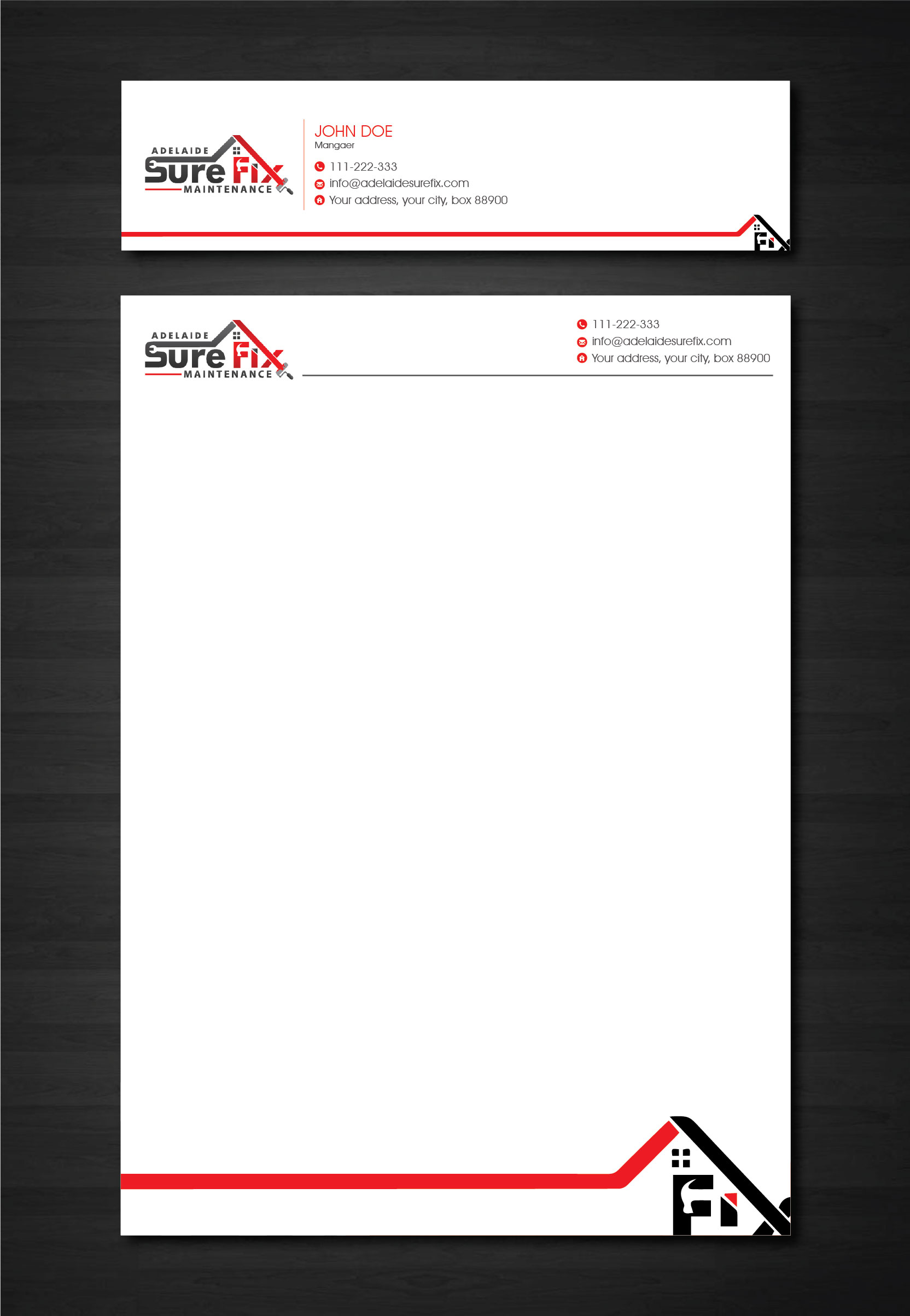 Stationery Design by artbitin for this project | Design #27235854