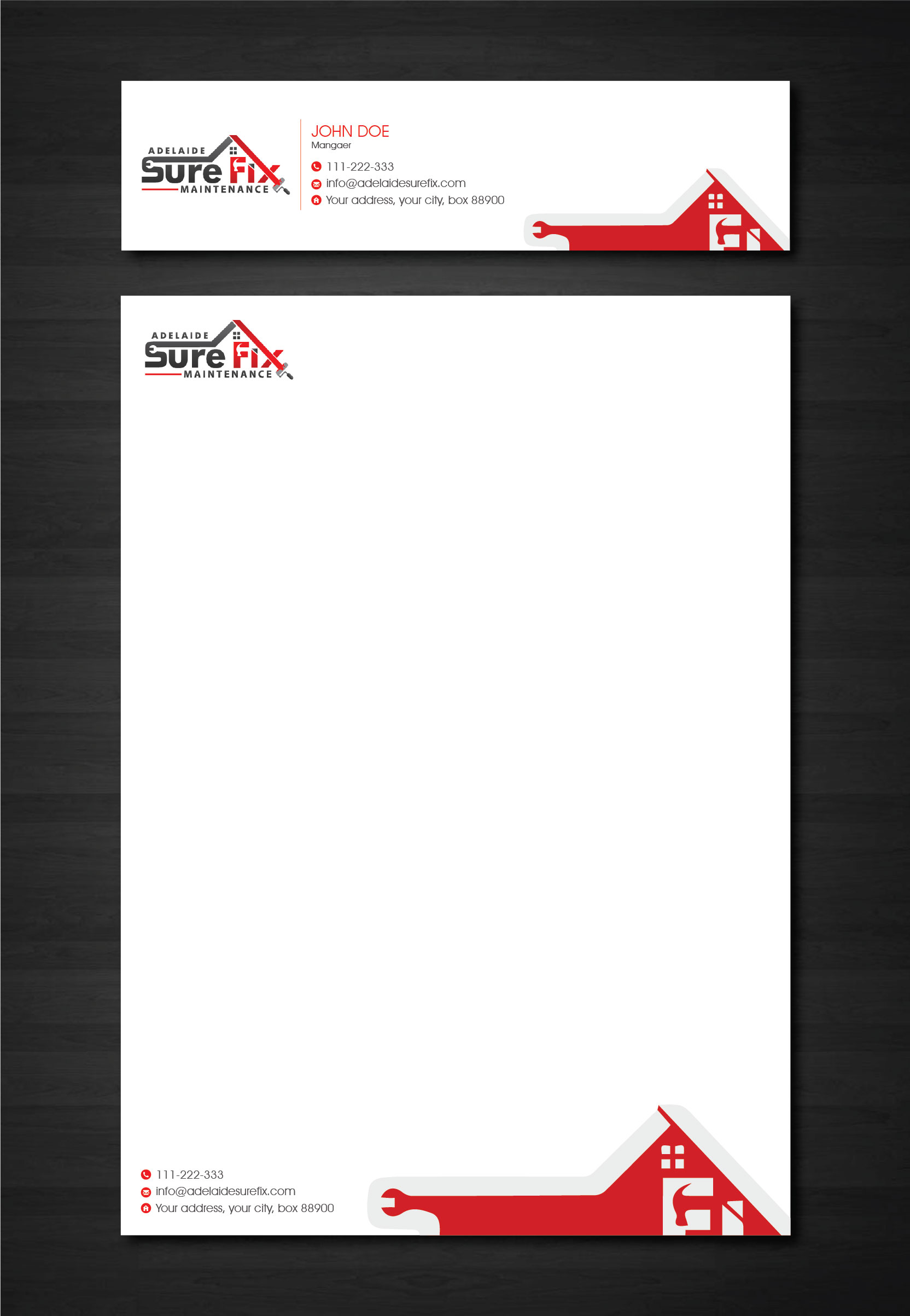 Stationery Design by artbitin for this project | Design #27235855