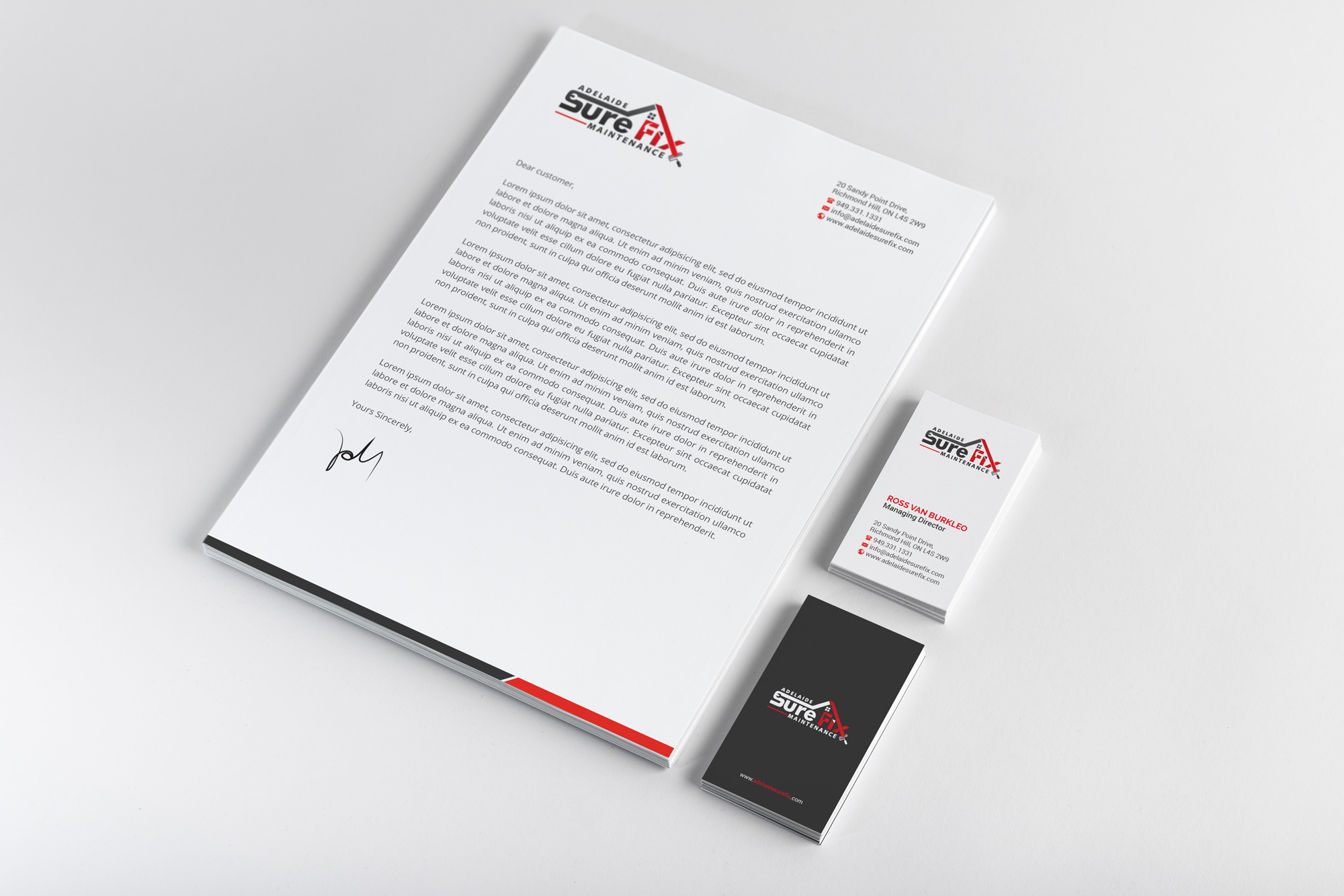 Stationery Design by R.design for this project | Design #27233251