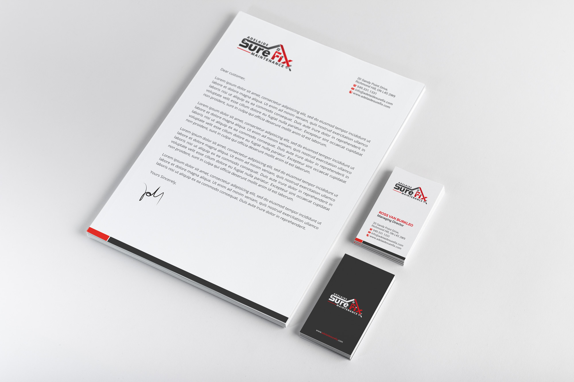Stationery Design by R.design for this project | Design #27233334