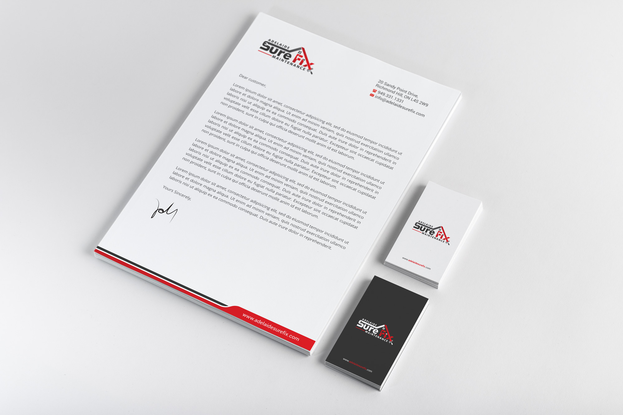 Stationery Design by R.design for this project | Design #27233465