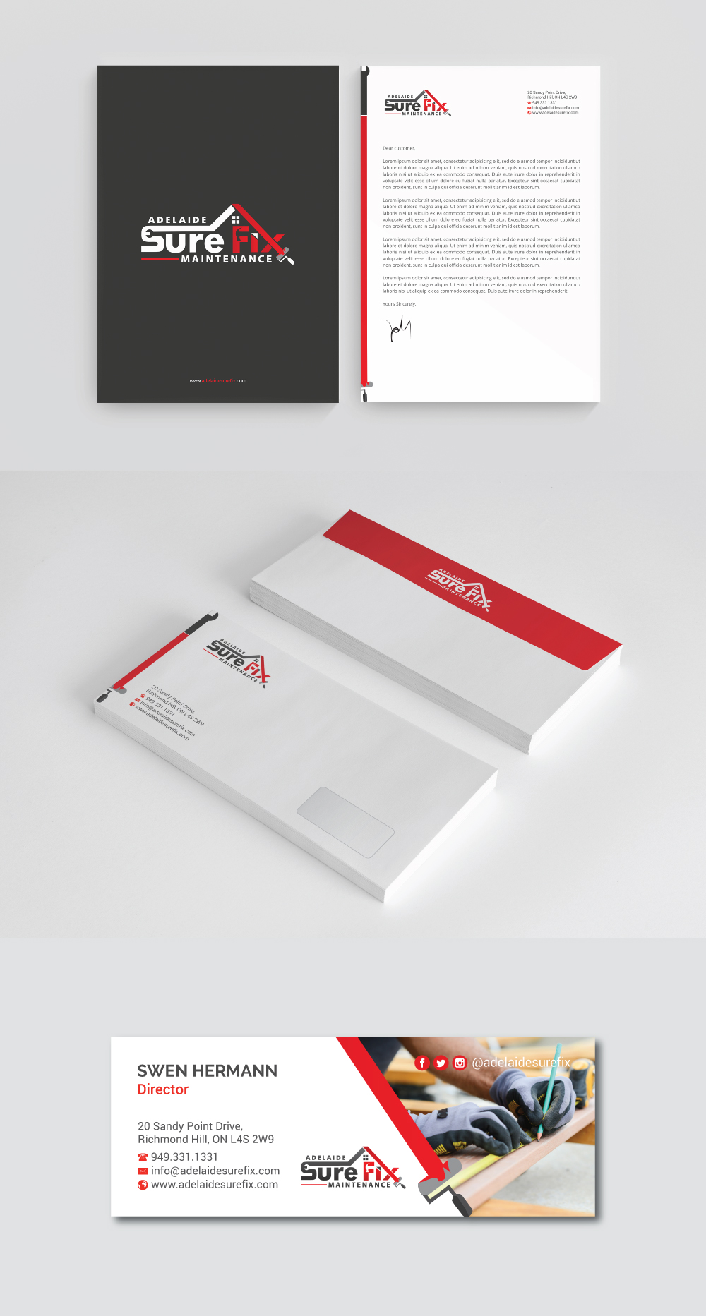 Stationery Design by R.design for this project | Design #27236958