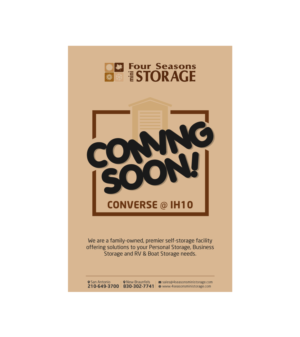 Four Seasons Mini Storage - Ad for half Page  | Flyer Design by Benson M.