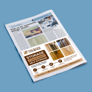 Four Seasons Mini Storage - Ad for half Page  | Flyer Design by TuktukiShree