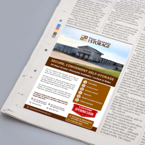 Four Seasons Mini Storage - Ad for half Page  | Flyer Design by GraphicsGuru
