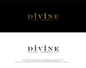 Logo Design by Cliping_path for Divine Eclipse Clothing | Design: #27215944