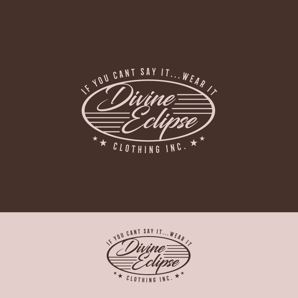 Logo Design by Sujit Banerjee for Divine Eclipse Clothing | Design #27217814