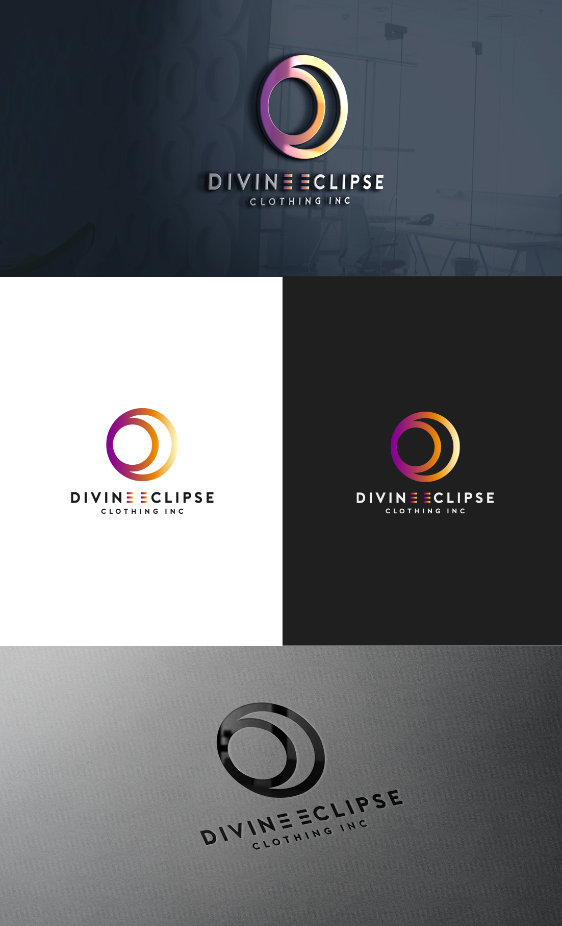 Logo Design by GLDesigns for Divine Eclipse Clothing | Design #27220111