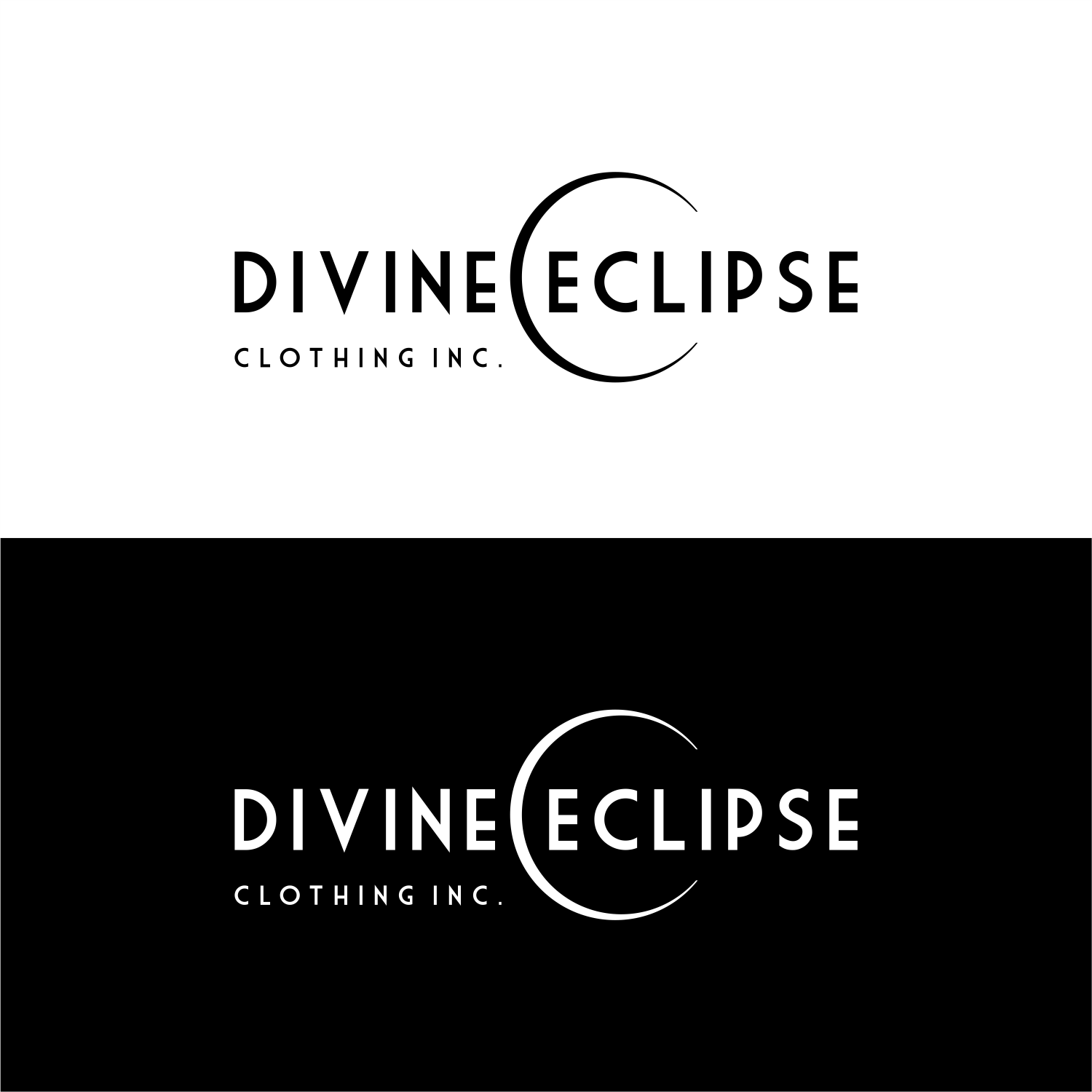 Logo Design by ThiagoB for Divine Eclipse Clothing | Design #27219874
