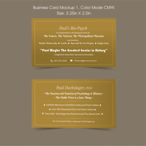 Business Card Design by Expert Designer for this project | Design #27217719