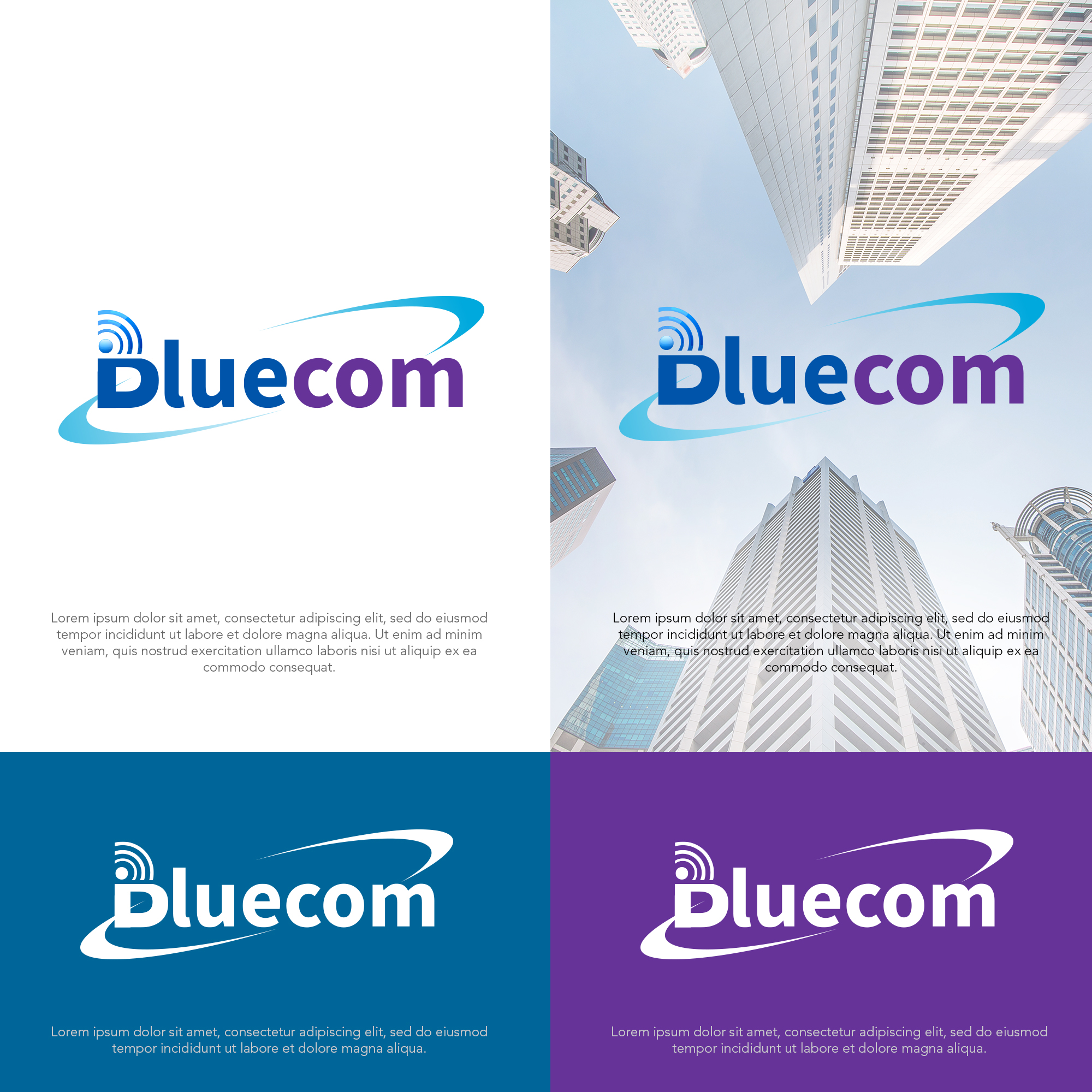 Logo-Design von chipchip15 für Bluecom | Design #27222132