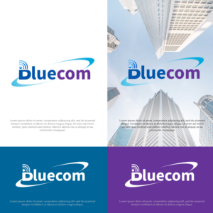 Logo-Design von chipchip15 für Bluecom | Design: #27222132