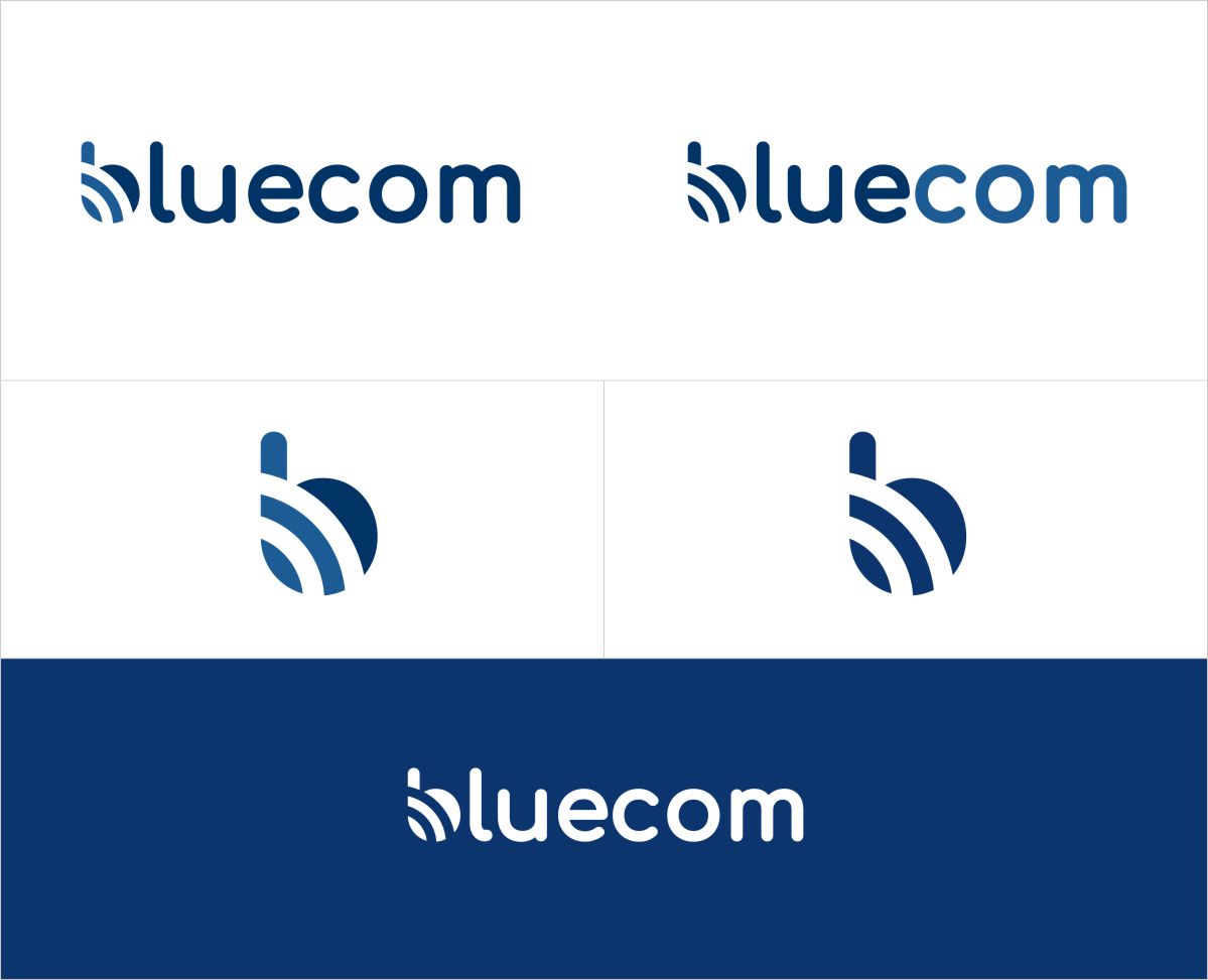 Logo-Design von Phank für Bluecom | Design #27224409