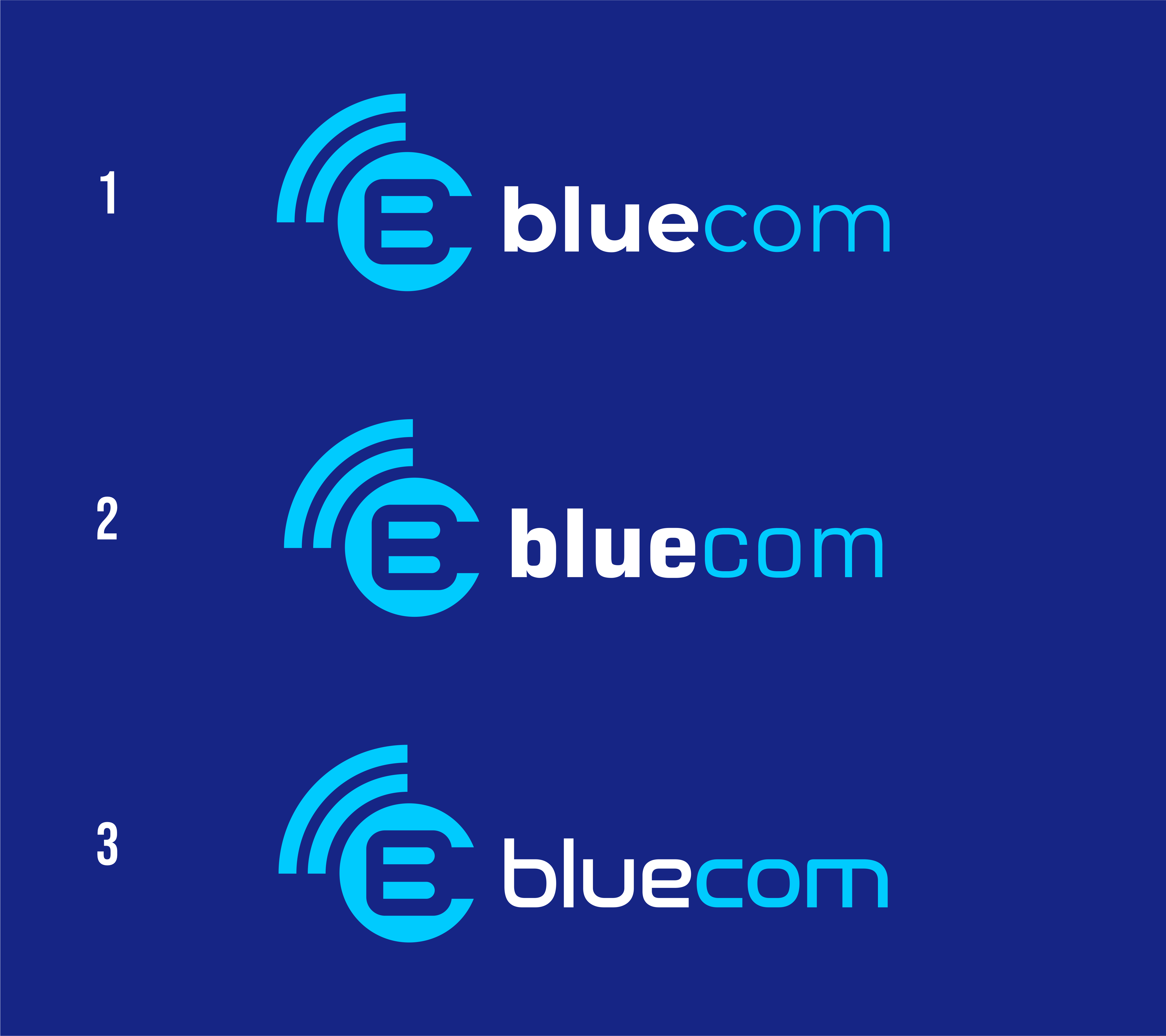 Diseño de Logo por soriyeee para Bluecom | Diseño #27240509