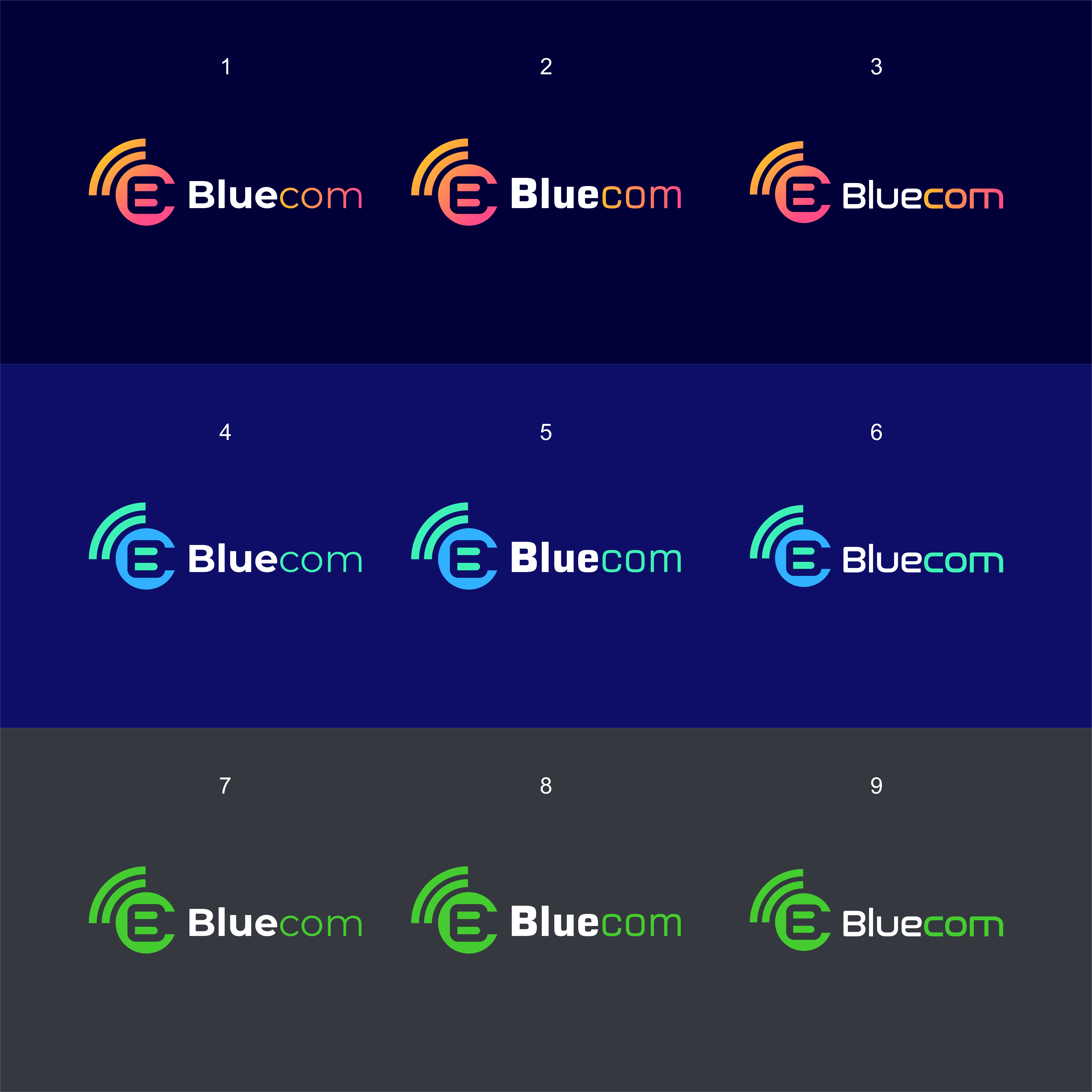 Logo-Design von soriyeee für Bluecom | Design #27245091