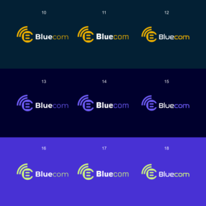 Diseño de Logo por soriyeee para Bluecom | Diseño: #27245211