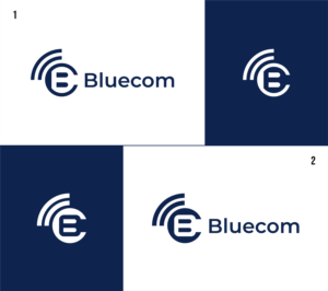 Logo Design by Hakim Febrian for Bluecom | Design #27251437