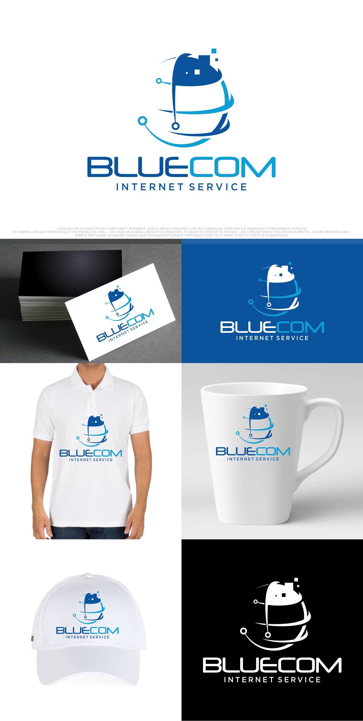 Design de Logo par KajalRekha pour Bluecom | Design #27224437