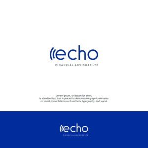 Logo Design by MugiBerkah for Echo Financial Advisors LTD | Design #27251032