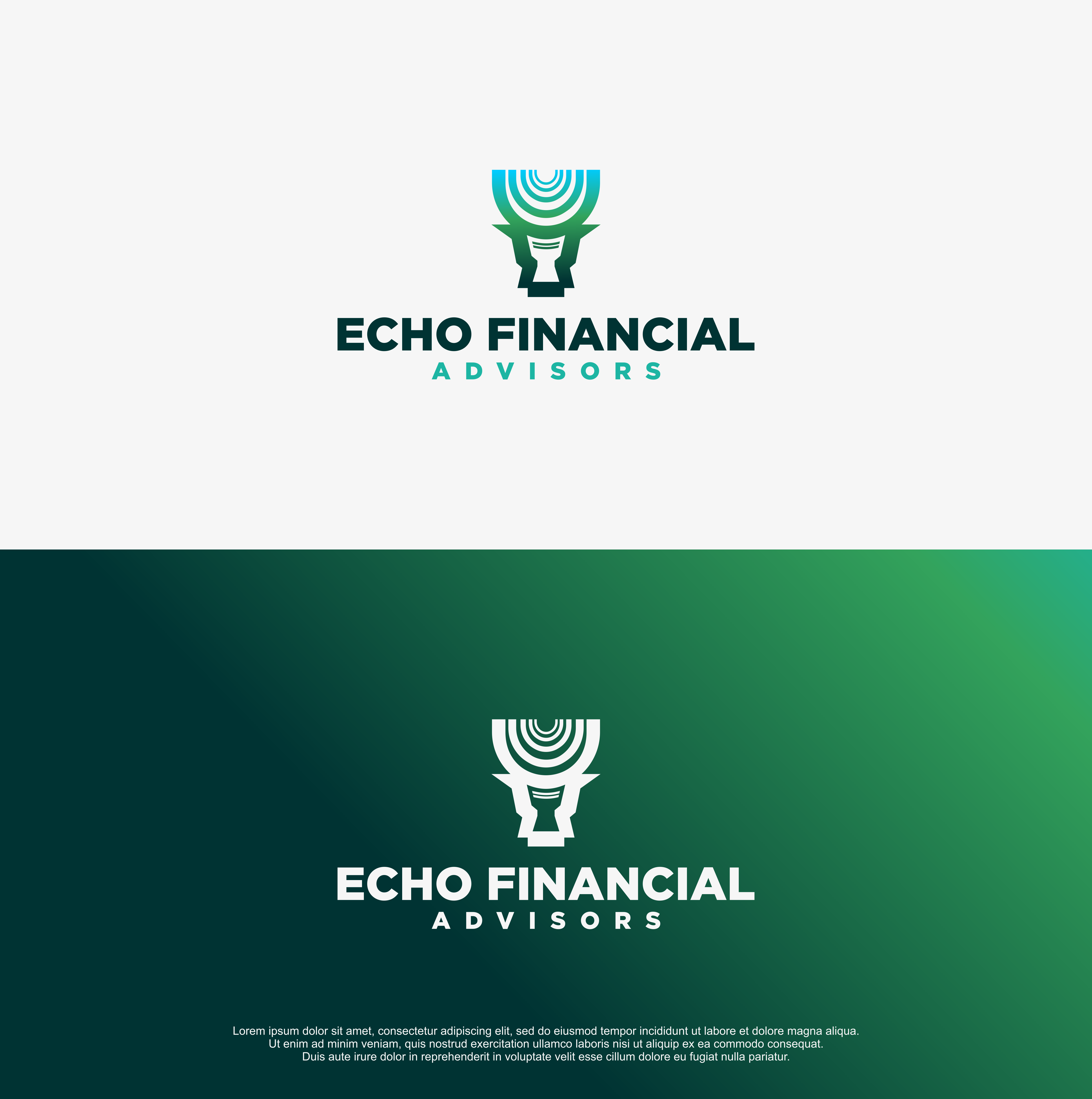 Diseño de Logo por R!CKY para Echo Financial Advisors LTD | Diseño #27242850