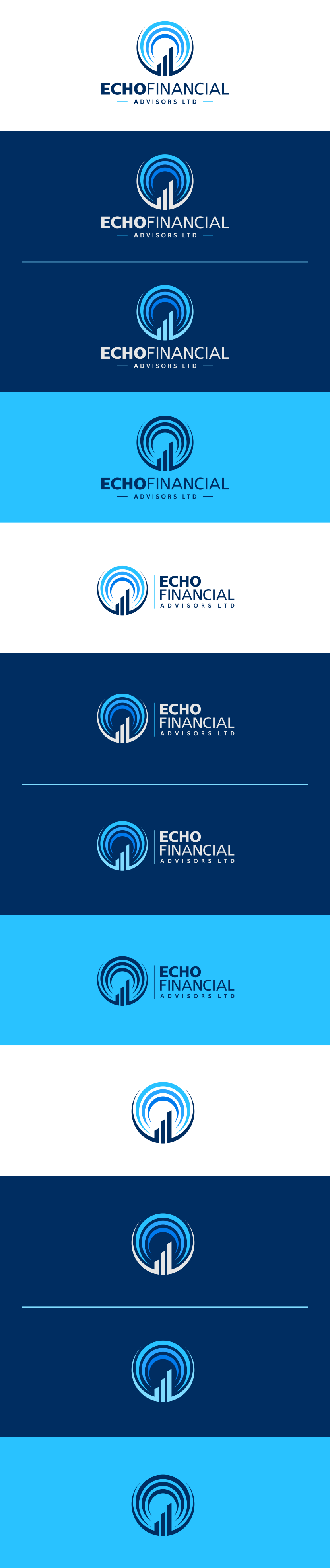Diseño de Logo por artswolf para Echo Financial Advisors LTD | Diseño #27304227
