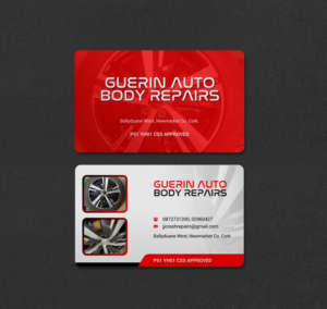 Business Card Design by INDIAN_Ashok for Guerin Auto Body Repairs | Design: #27222353