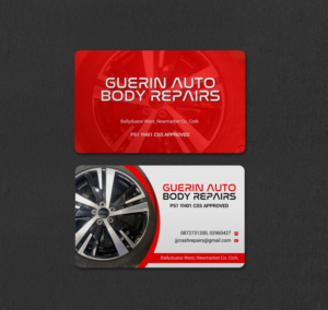 Business Card Design by INDIAN_Ashok for Guerin Auto Body Repairs | Design: #27222363