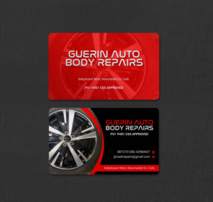 Business Card Design by INDIAN_Ashok for Guerin Auto Body Repairs | Design: #27222364