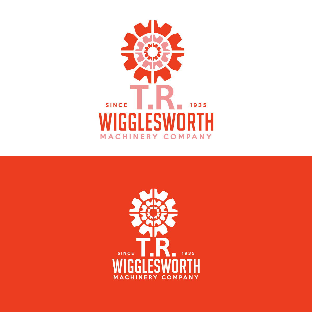 Logo Design by Graphic Bricks for T.R. Wigglesworth Machinery Co | Design #27224441