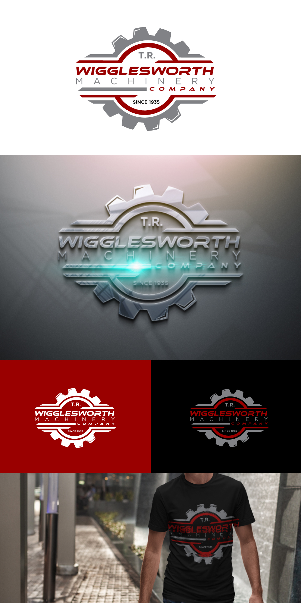 Logo Design by Classy Custom for T.R. Wigglesworth Machinery Co | Design #27228652