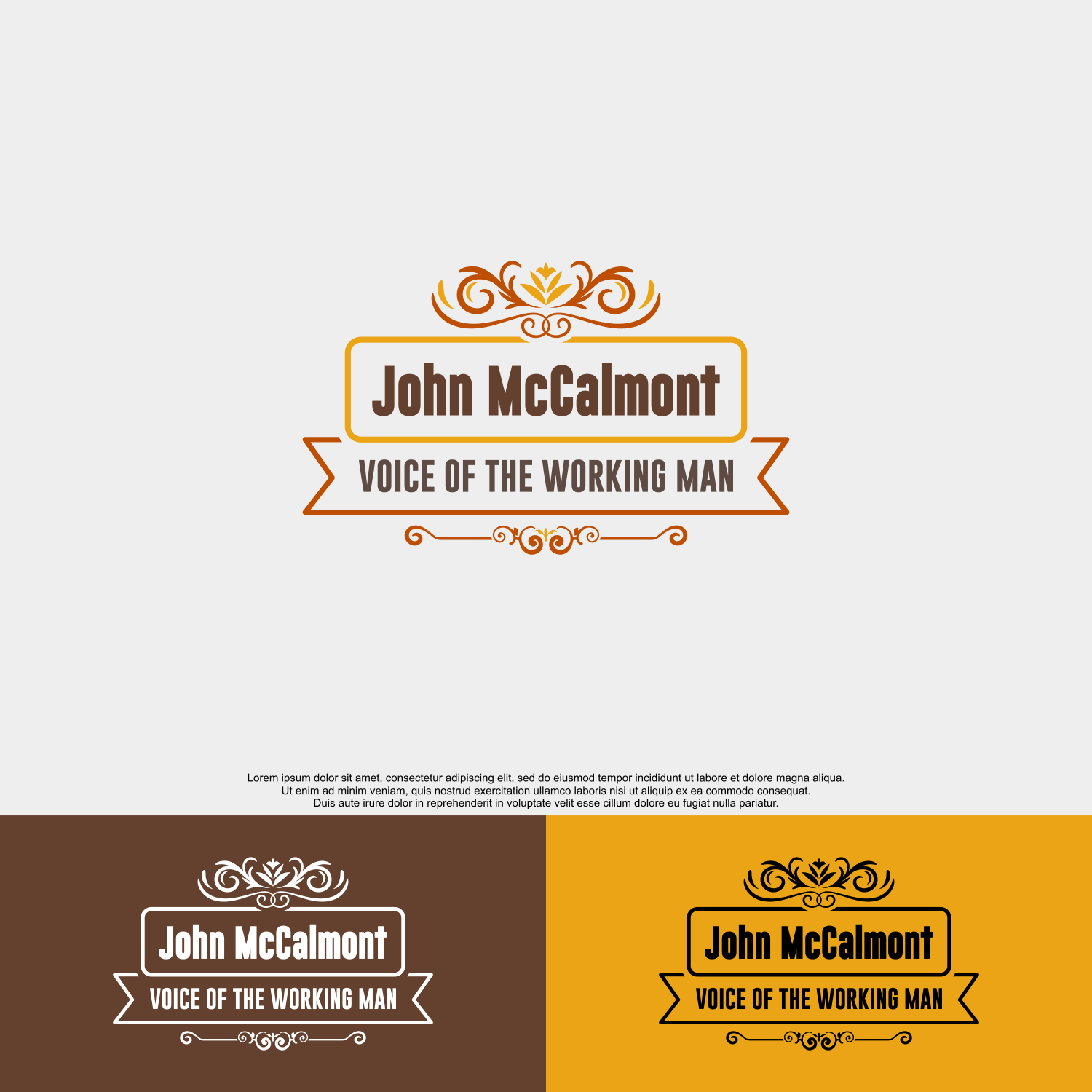 Logo Design by siti MWDesign for John McCalmont | Design #27224378