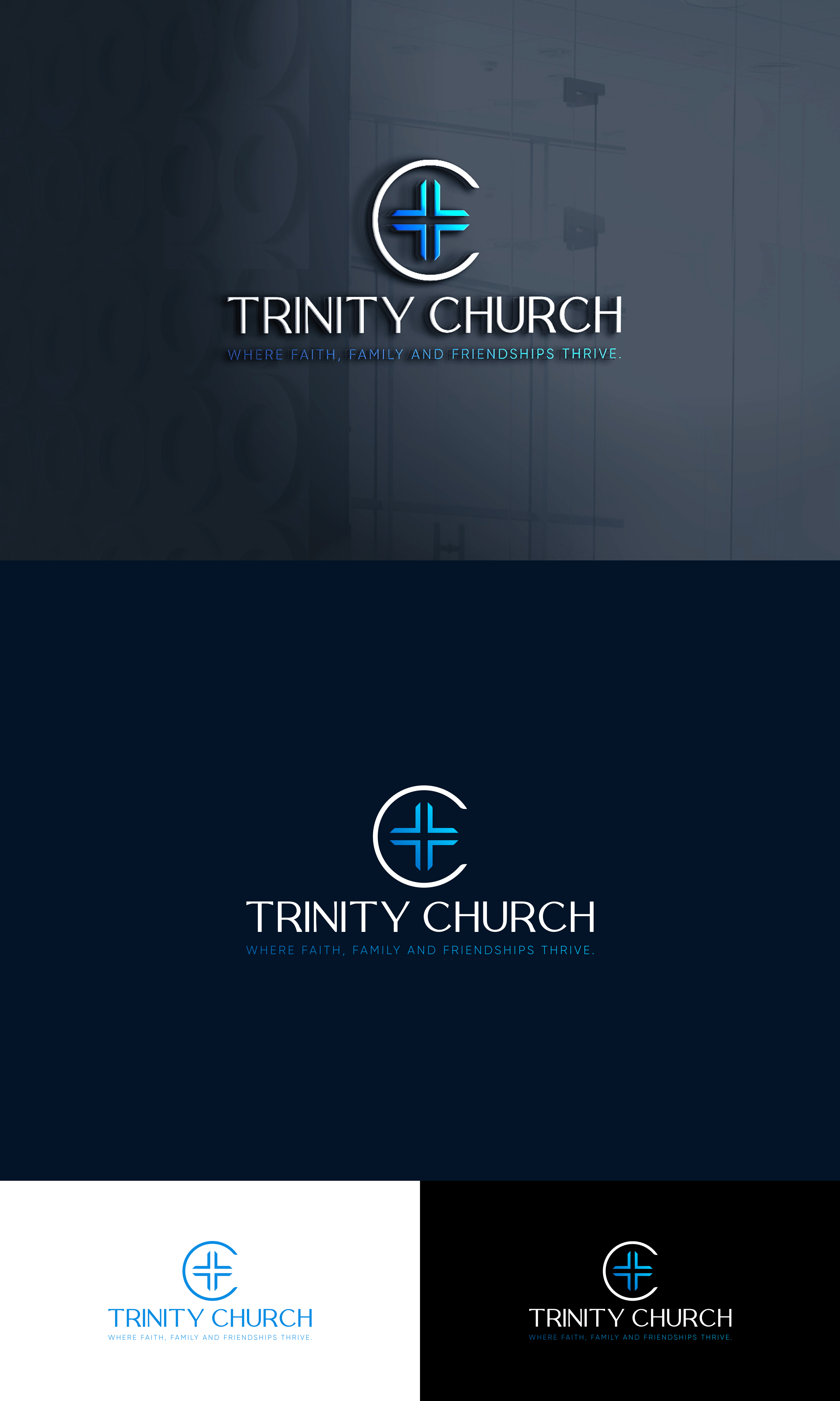 Logo Design by Ally Mac for Trinity Church | Design #27253225