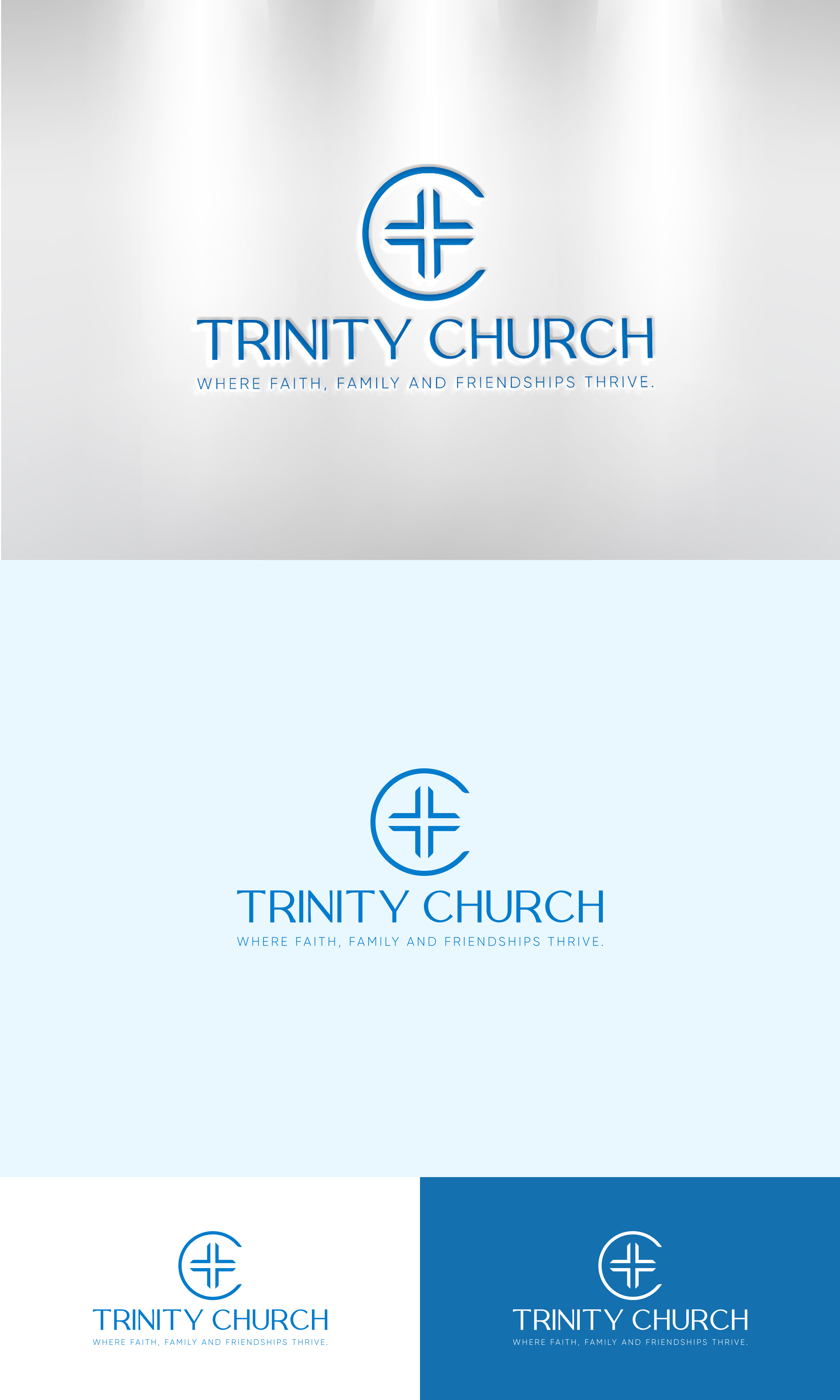 Logo Design by Ally Mac for Trinity Church | Design #27261647