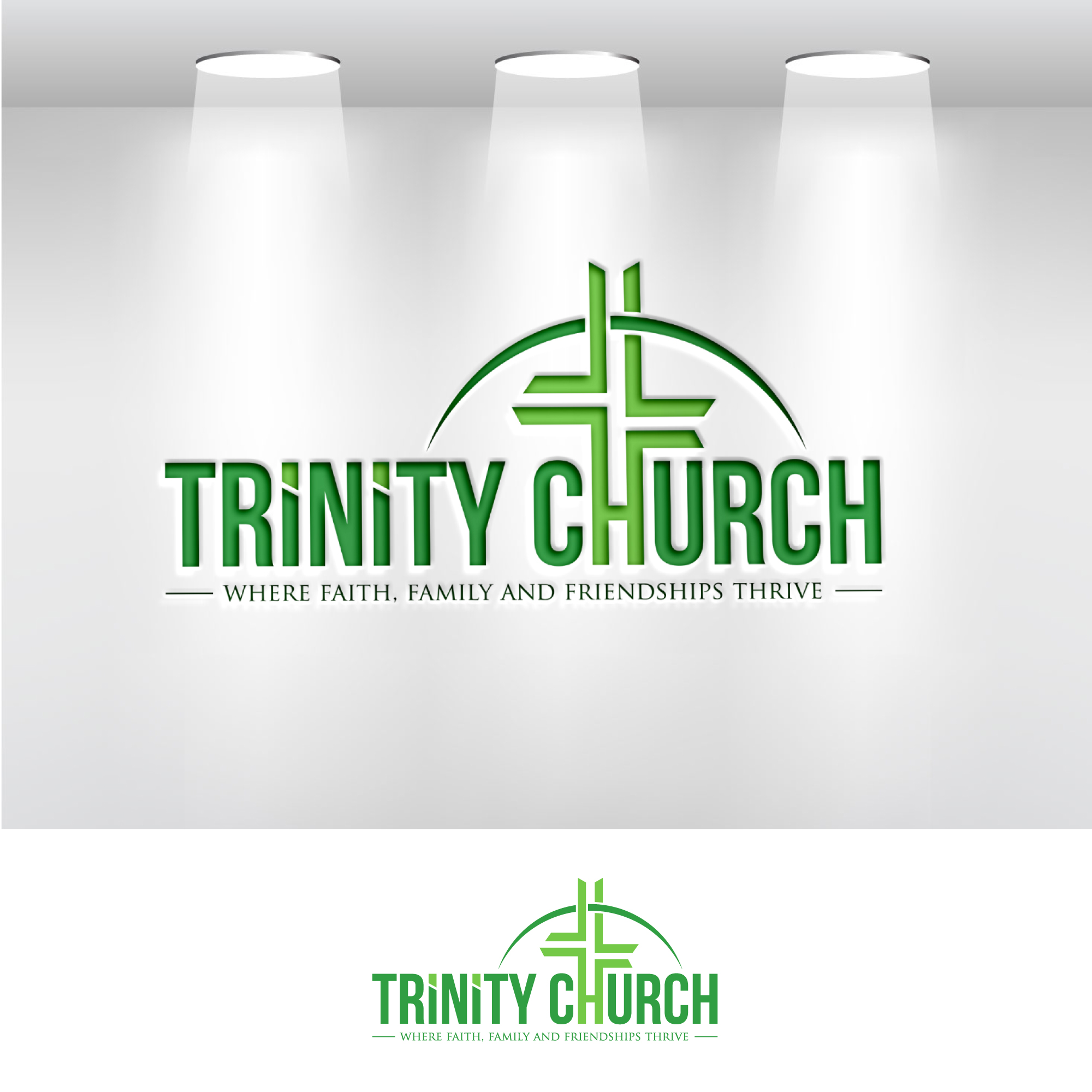 Logo Design by UMBRA Designs for Trinity Church | Design #27221572