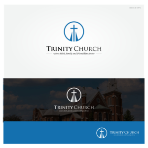 Trinity Church. It might also include part of the mission ... where faith, family and friendships thrive. | Logo Design by JWTL