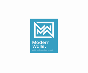 Company Name: Modern Walls Subtext to include in logo: Paint / Wallcoverings / Murals Family owned since 1955 | Logo Design by aussieshayno